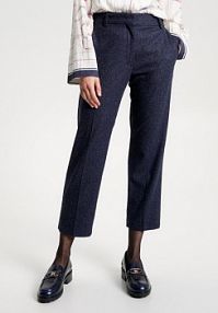 Chinosy Tommy Hilfiger granatowe 