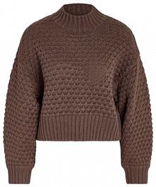 Sweter Noisy May brązowy damski 