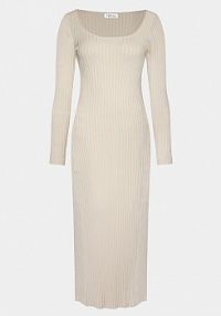 Sukienka dzianinowa Edited beżowa 