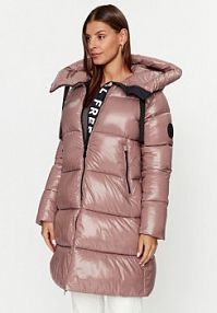Kurtka puchowa Save The Duck różowa damska Płaszcz zimowy