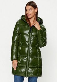 Kurtka puchowa Save The Duck zielona damska Płaszcz zimowy