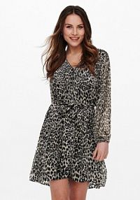 Sukienka codzienna ONLY brązowa 15236376  Regular Fit