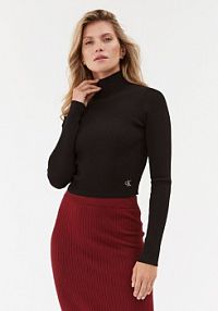 Golf Calvin Klein Jeans czarny damski 