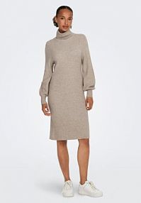 Sukienka dzianinowa ONLY beżowa 