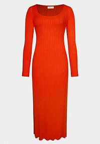 Sukienka dzianinowa Edited pomarańczowa 