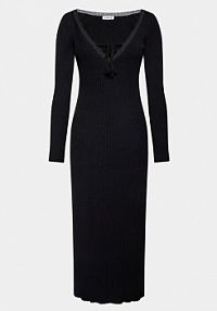 Sukienka dzianinowa Edited czarna 