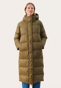Płaszcz Part Two zielony damski Kurtka puchowa