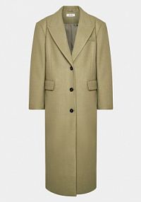 Płaszcz Edited oliwkowy damski Przejściowy