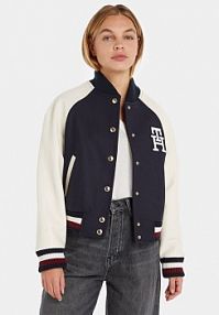 Bomberka Tommy Hilfiger granatowa Kurtka bomber