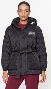 Płaszcz Guess czarny damski Zimowy