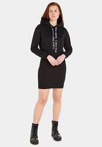 Sukienka dzianinowa Calvin Klein Jeans czarna 