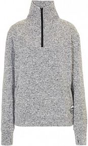 Bluza z polaru ze stójką z zamkiem  damska Bonprix