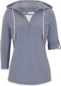 Bluzka z kapturem  damska Bonprix