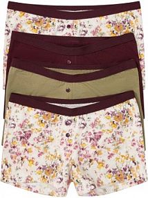 Bokserki  (4 pary), bawełna organiczna  damskie Bonprix