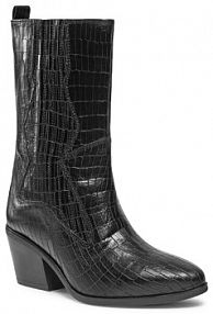 Botki na obcasie Gabor czarne