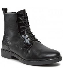 Botki Marco Tozzi czarne damskie