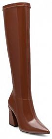 Klapki eleganckie Nine West brązowe