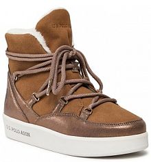 Śniegowce U.S. Polo Assn. brązowe damskie