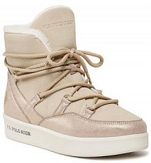 Śniegowce U.S. Polo Assn. beżowe damskie