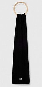 Szalik EA7 Emporio Armani  czarny damski 240122.3F102