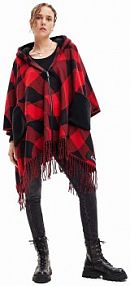 Ponczo Desigual  czarne 23WAIA39