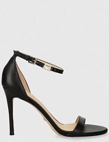 Sandały na obcasie Guess  czarne FL8KIL.LEA03.