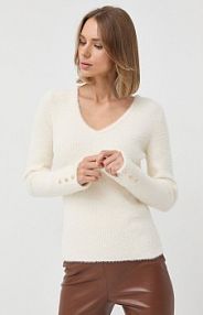 Sweter Morgan  biały damski MOOVE.IVOIRE