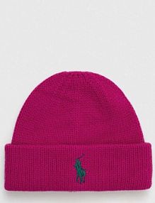 Czapka zimowa Polo Ralph Lauren  różowa damska 455931421