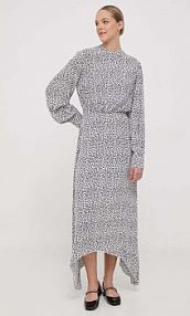 Sukienka maxi United Colors of Benetton  niebieska 43UEDV060.71J