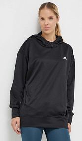 Bluza przez głowę adidas performance  czarna IM2686