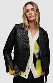 Ramoneska AllSaints  czarna WL019Z