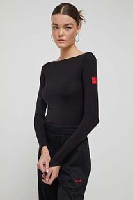 Longsleeve HUGO  czarny damski 50486081