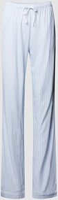 Spodnie od piżamy z mieszanki bawełny i wiskozy s.Oliver RED LABEL niebieska damska EAN AK-144-45