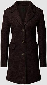 Płaszcz z połami Zero fioletowy damski EAN 1081271843