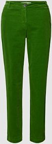 Spodnie w jednolitym kolorze LANIUS zielone damskie EAN 223 13664-00