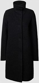 Płaszcz ze stójką LANIUS czarny damski EAN 223 13384-00