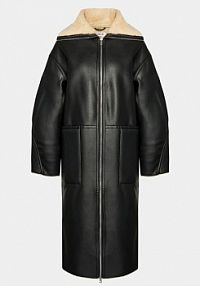 Płaszcz Edited czarny damski Przejściowy