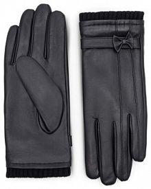 Rękawiczki skórzane Lasocki czarne Damskie