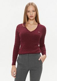 Sweter Gant czerwony damski 