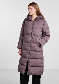 Kurtka puchowa YAS fioletowa damska Płaszcz zimowy