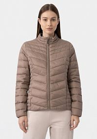 Kurtka puchowa 4F brązowa damska Przejściowa