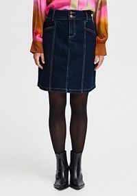 Spódnica mini Fransa granatowa Jeansowa