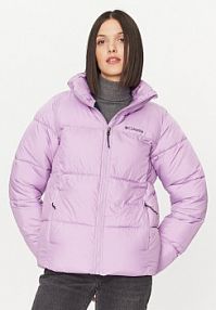 Kurtka puchowa Columbia fioletowa damska Zimowa