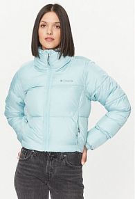 Kurtka puchowa Columbia zielona damska Zimowa