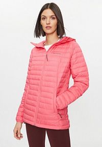 Kurtka puchowa Columbia czerwona damska 