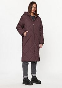 Kurtka puchowa Wrangler czerwona damska Płaszcz zimowy