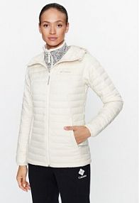Kurtka puchowa Columbia biała damska 