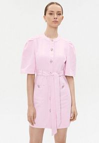 Sukienka jeansowa Custommade różowa 