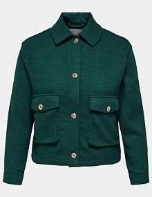 Kurtka przejściowa ONLY Carmakoma zielona damska 