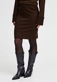 Spódnica ołówkowa Fransa brązowa 